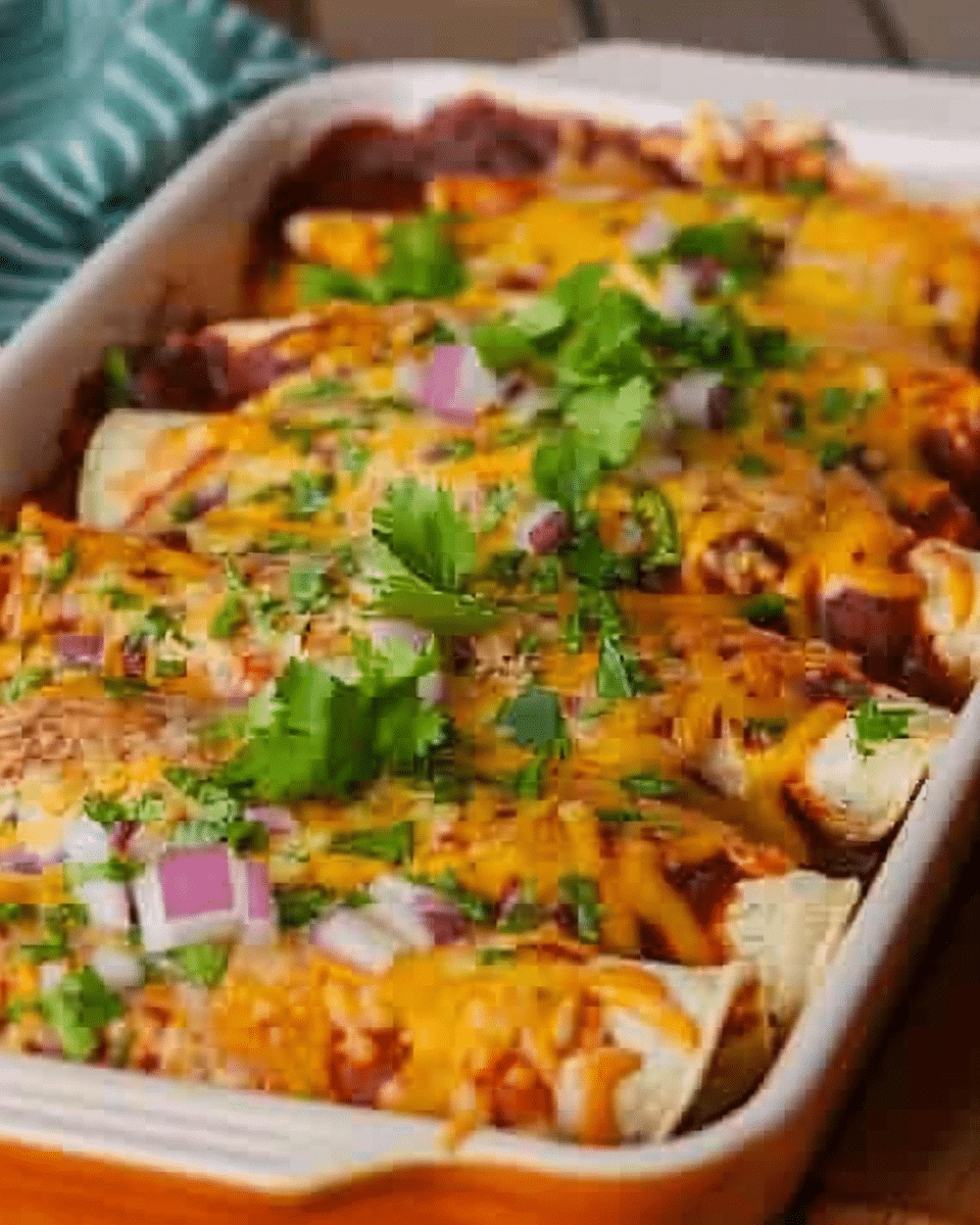 Cheesy Chicken Enchiladas
