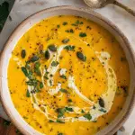 High Protein Pumpkin Soup With Cottage Cheese