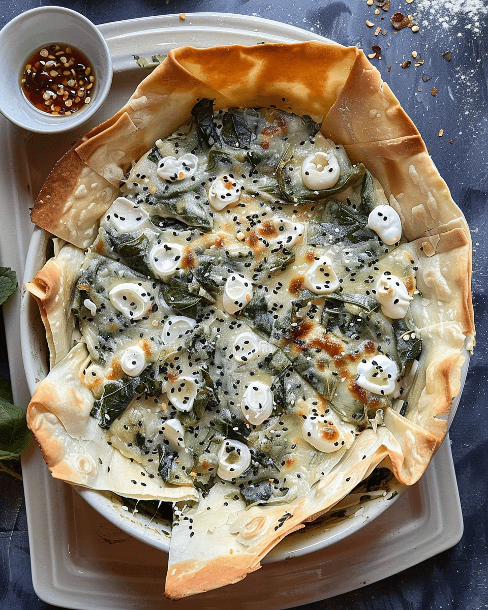 Baked Spanakopita Tortilla