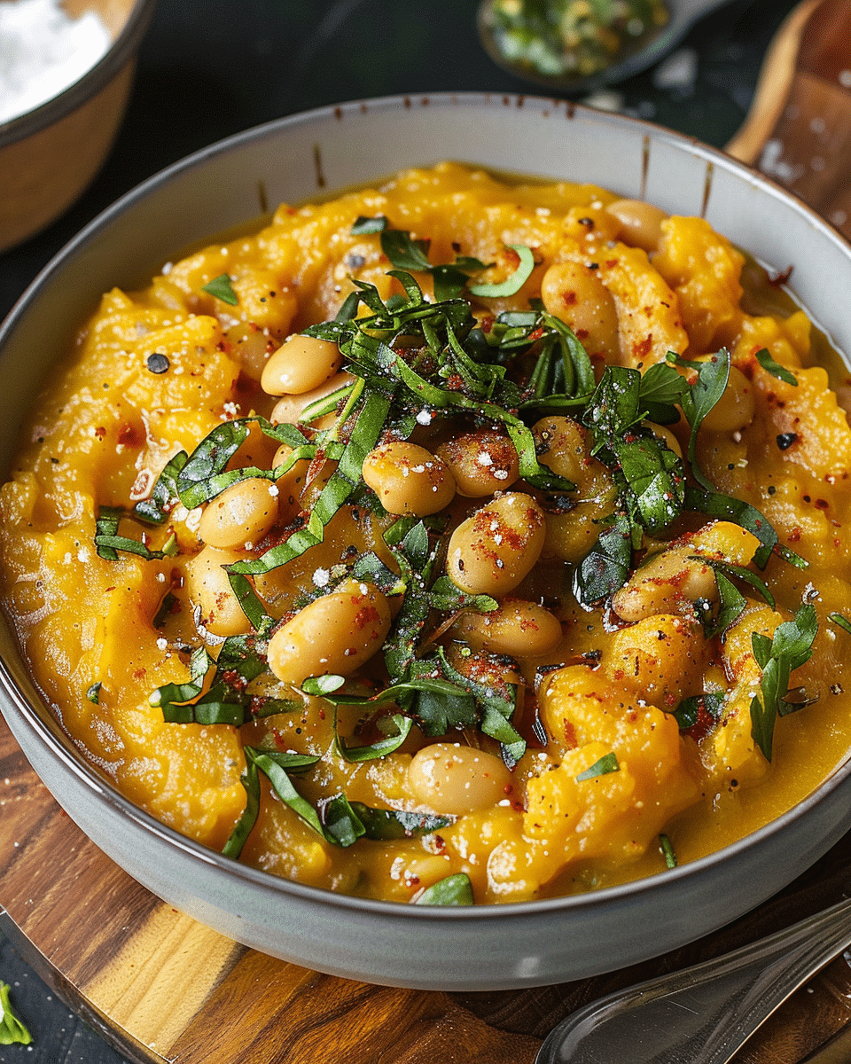 Creamy Pumpkin Butter Beans