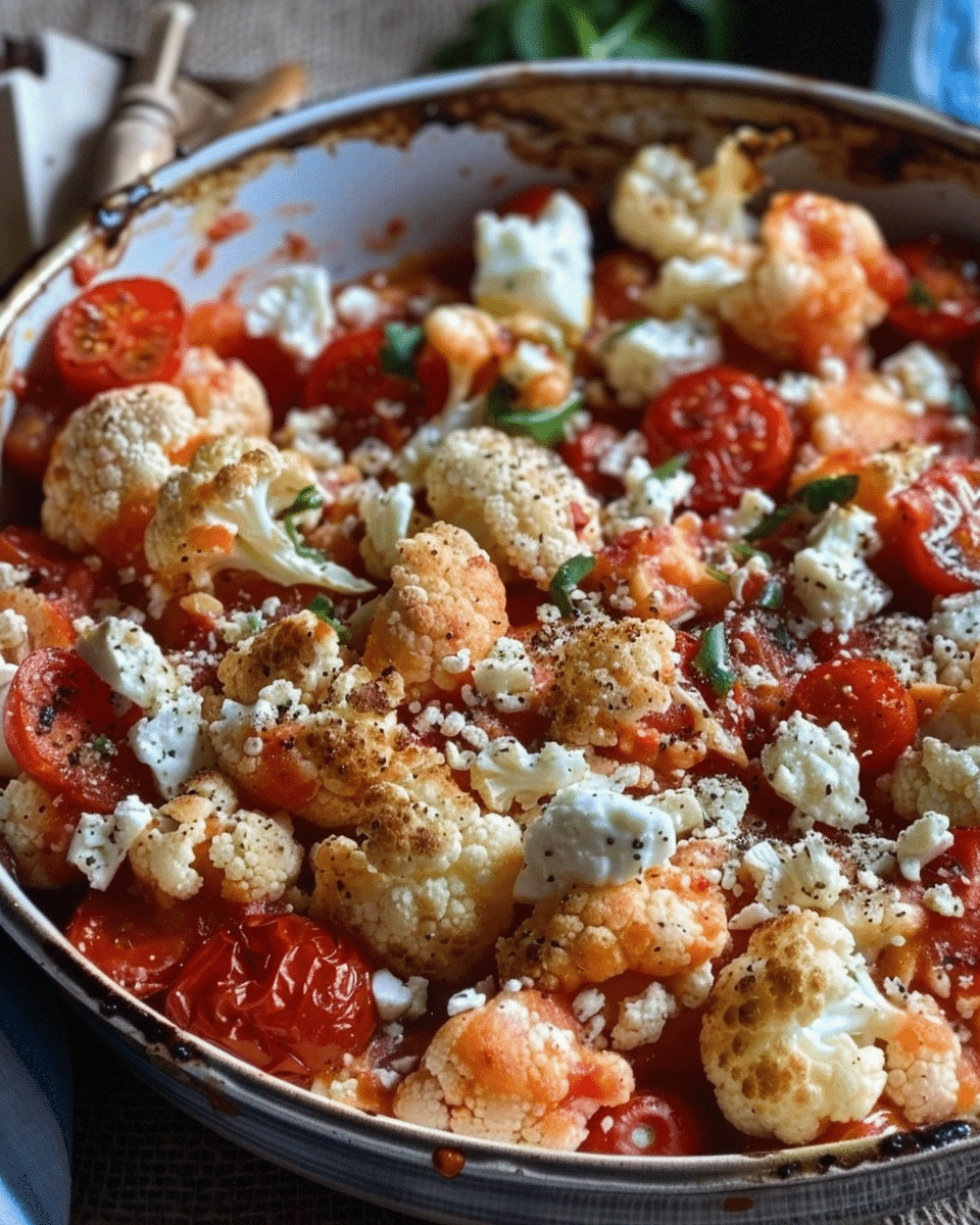 Greek Tomato Feta Cauliflower