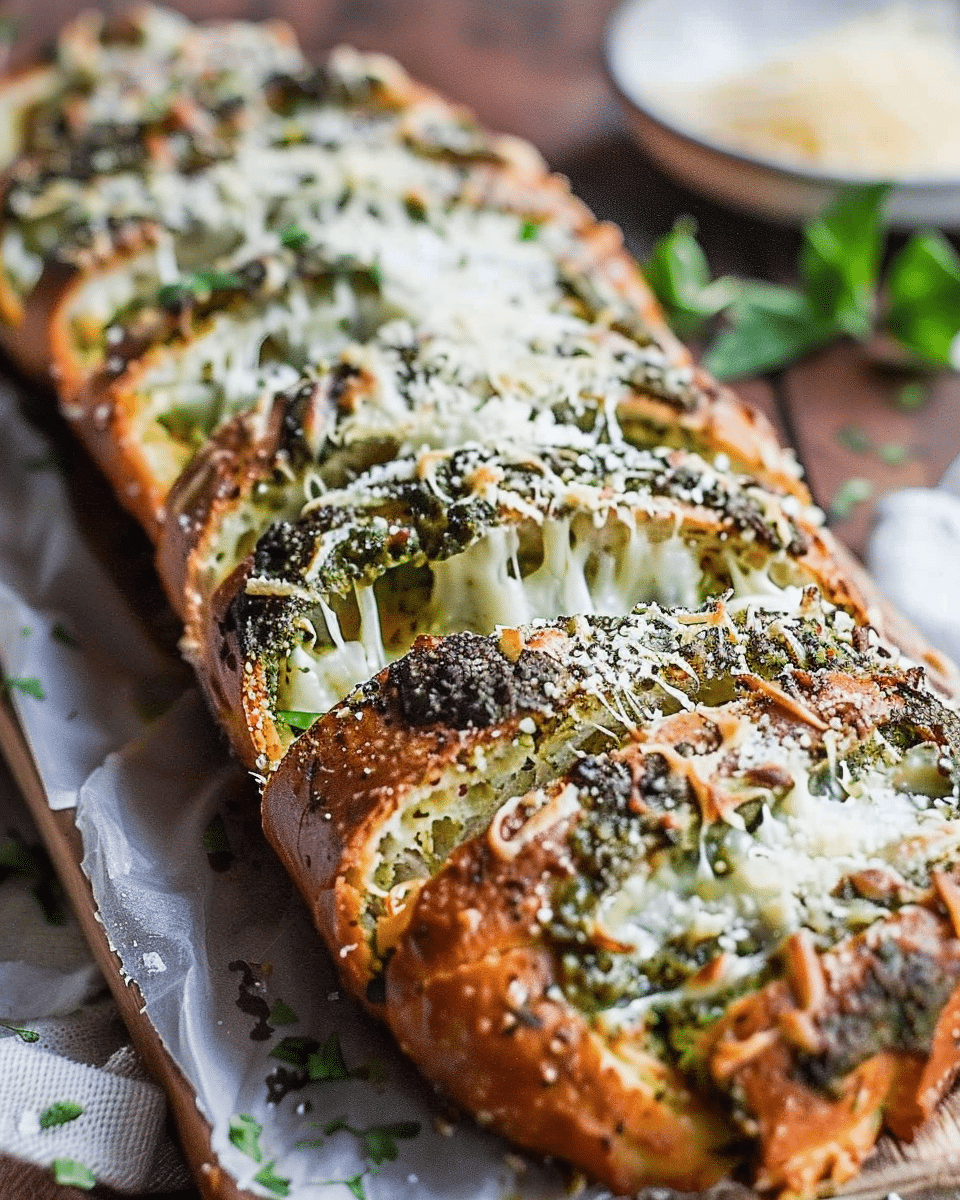 Pesto Cheese Bread
