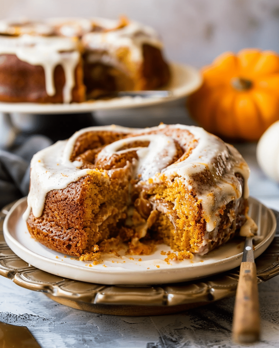 Cinnamon Swirl Pumpkin Cake