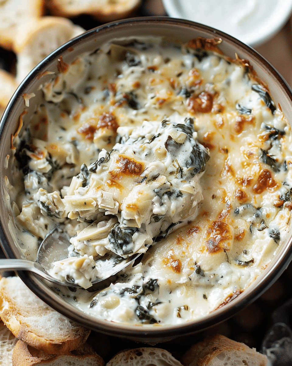 Crockpot Spinach Artichoke Dip