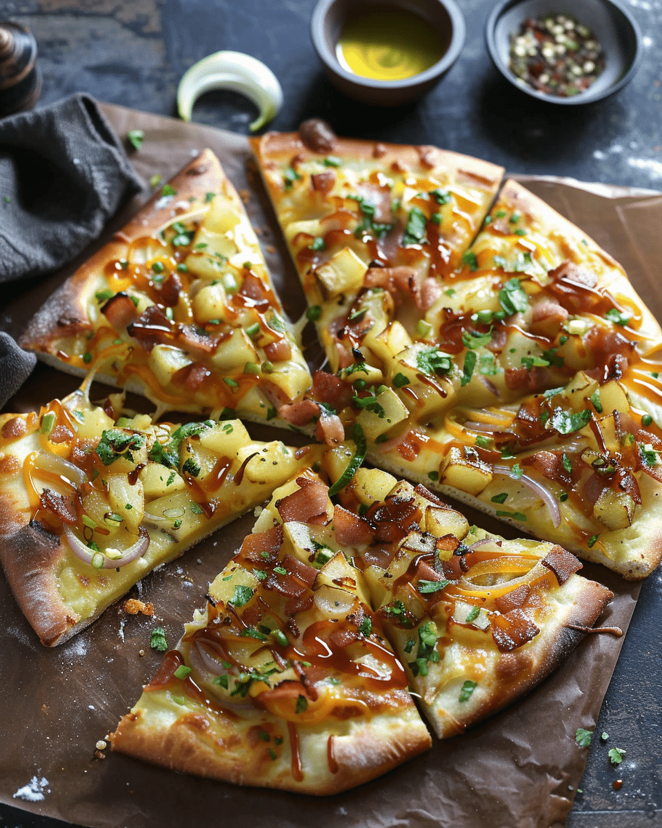 Loaded Baked Potato Pizza