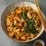 Three Cup Chicken Noodles