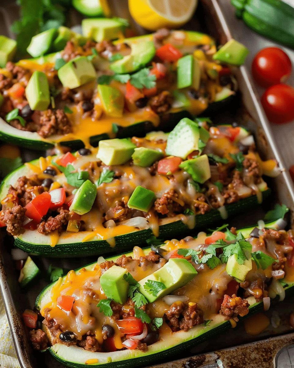 Mexican Taco Zucchini