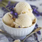 Lavender Vanilla Ice Cream