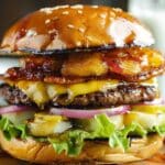Teriyaki Pina Colada Burger