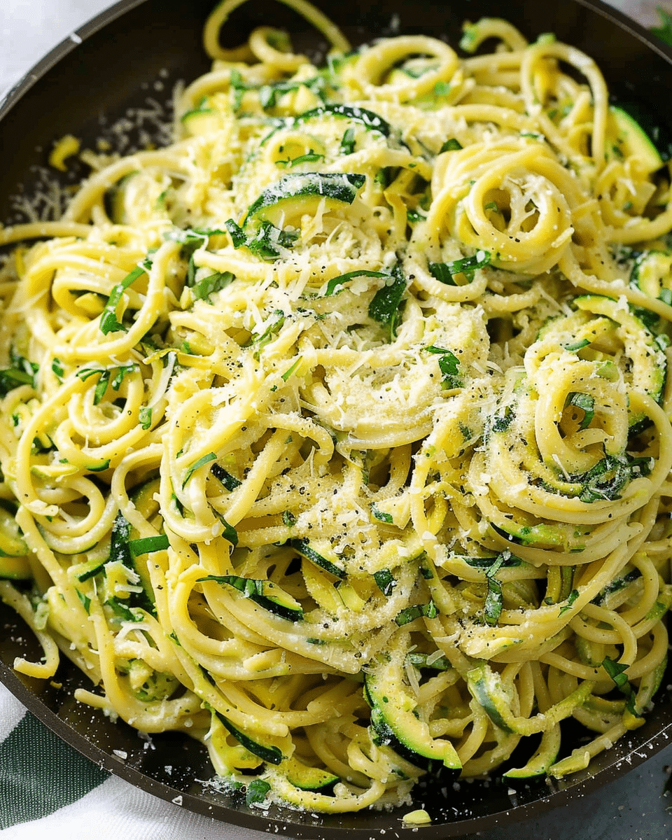 Creamy Courgette Pasta