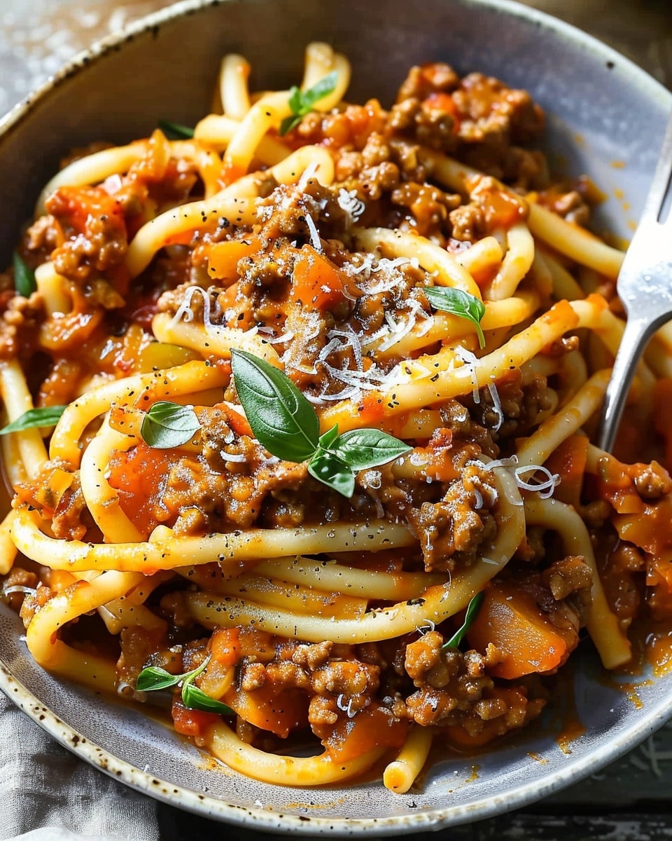 Pumpkin Beef Bolognese