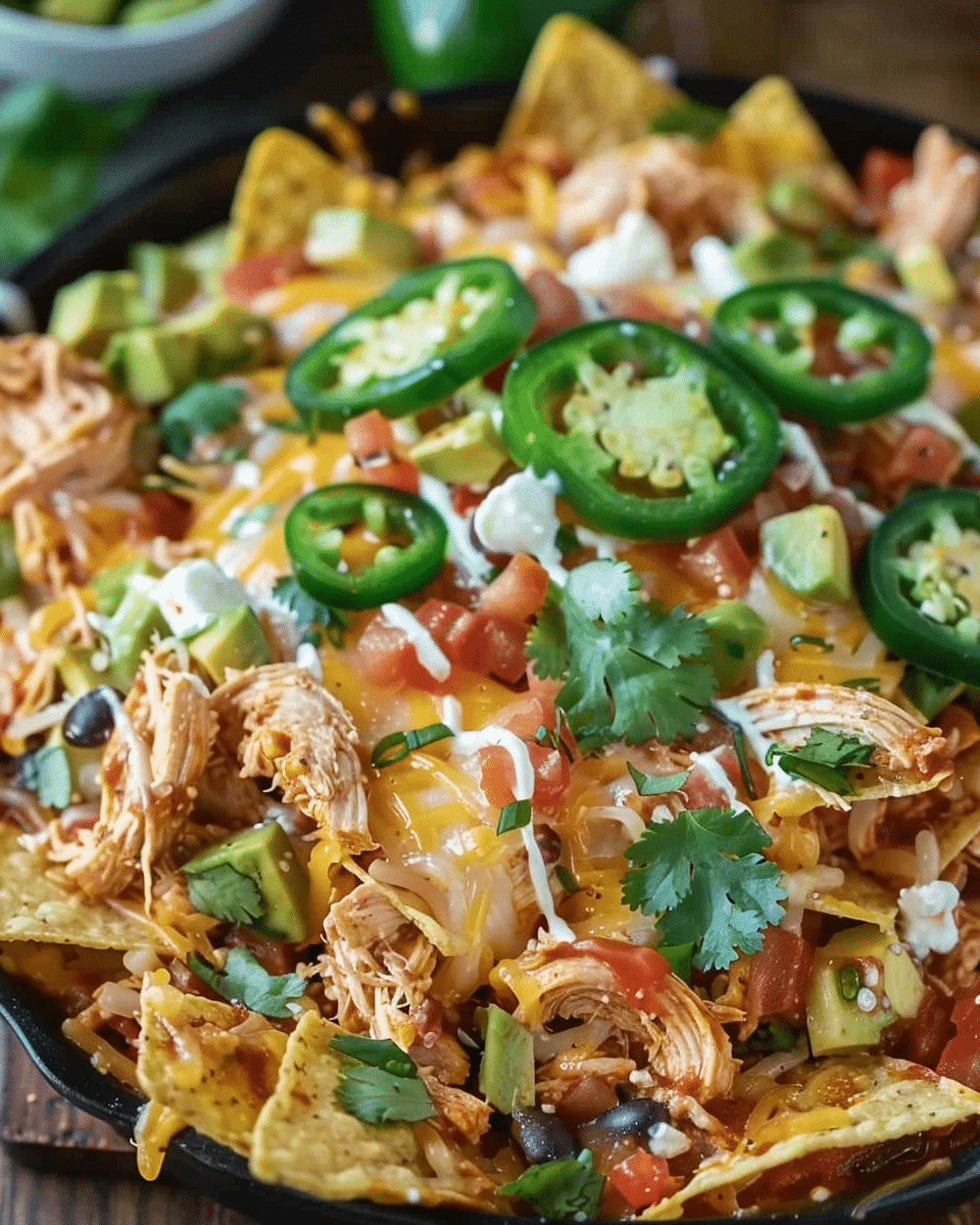Slow-Cooker Chicken Nachos