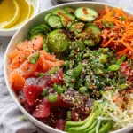 Easy Tuna Steak Poke Bowls