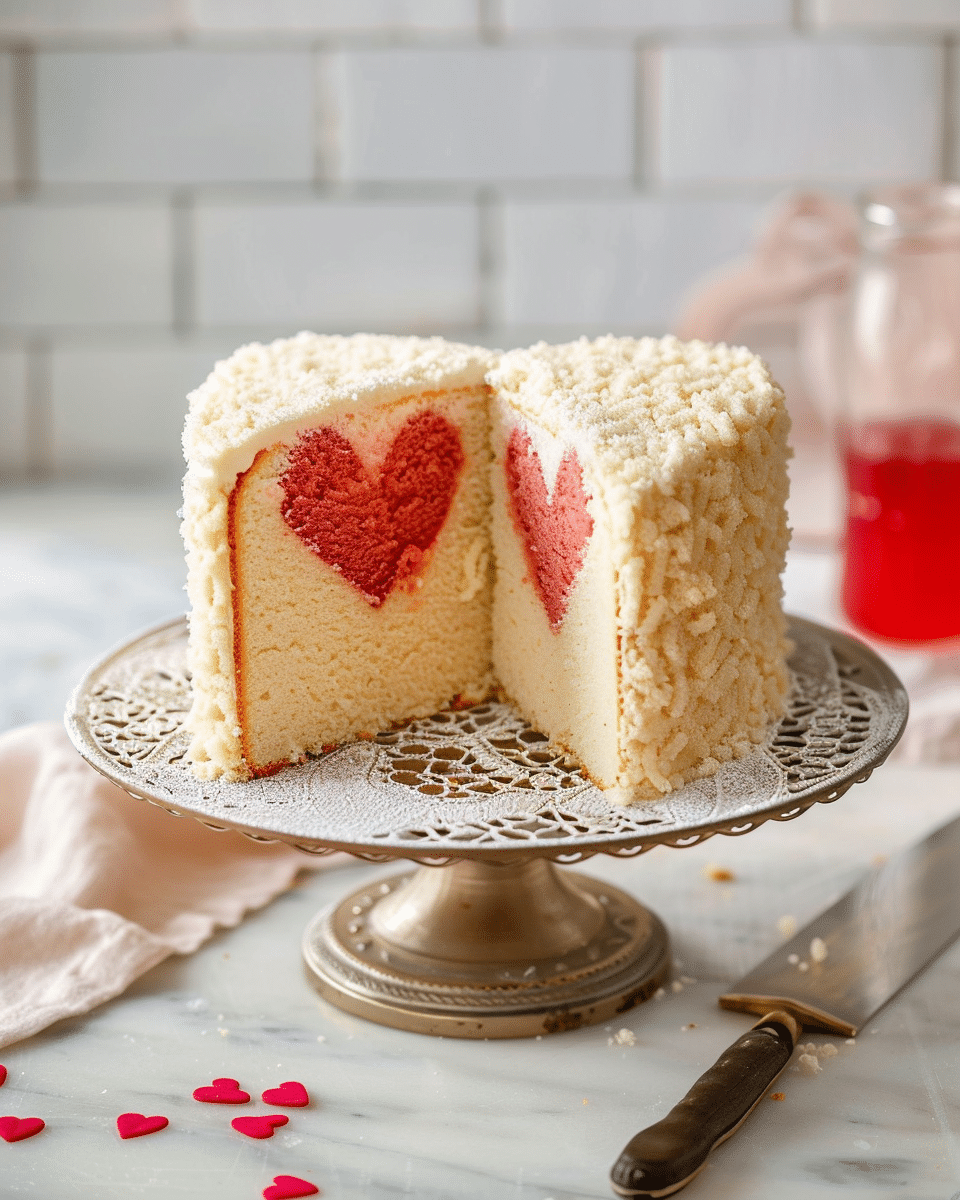 Hidden Heart Cake