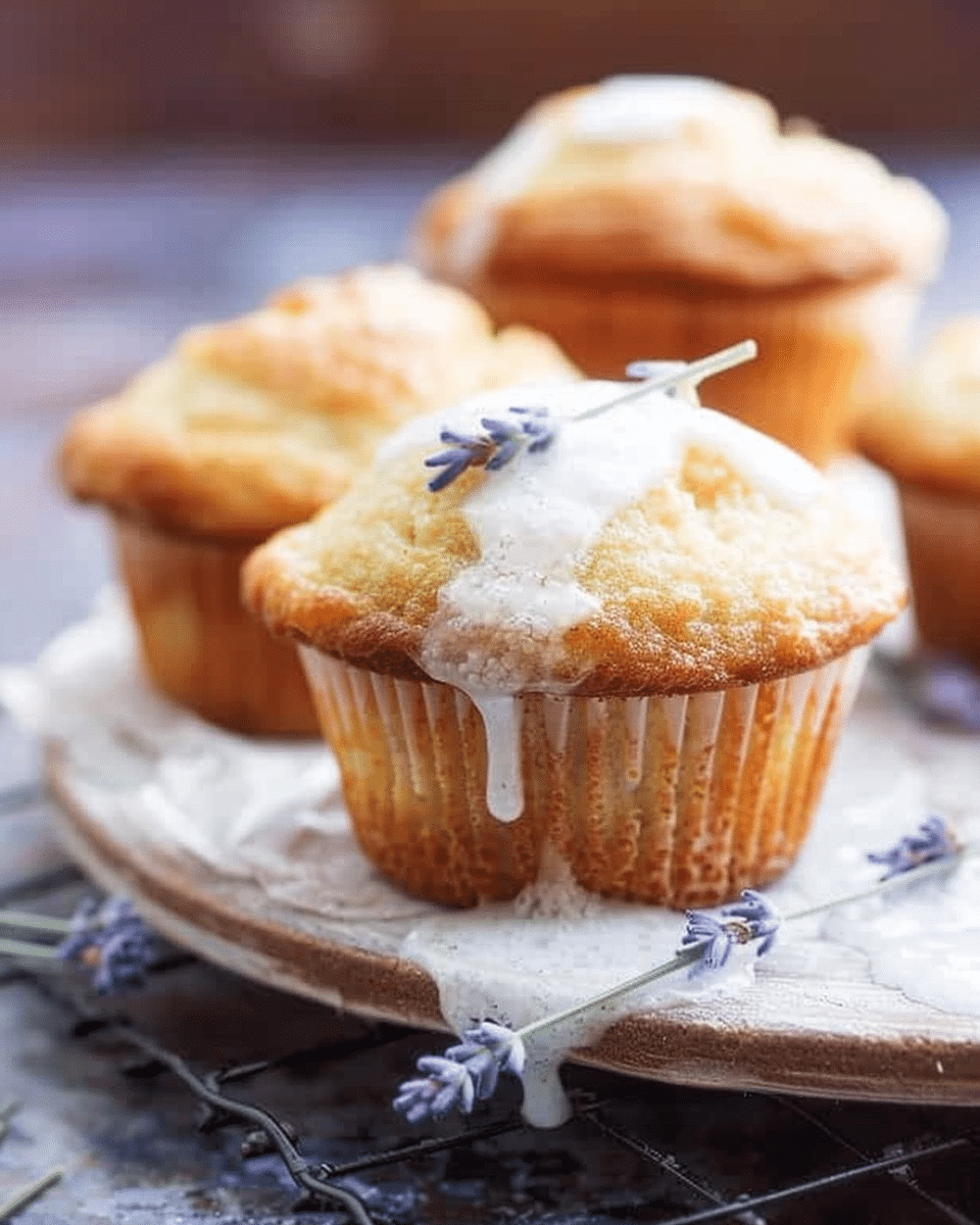 Lemon Lavender Muffins