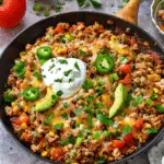 Low Carb Ground Turkey Skillet