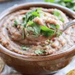 Mexican Style Crock Pot Refried Beans