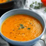 Roasted Red and Yellow Pepper Soup Recipe