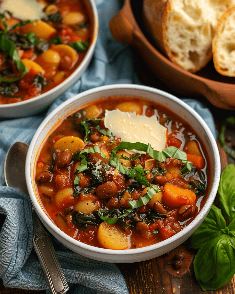 Authentic Italian Minestrone Soup