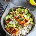 Easy Spicy Salmon Sushi Bowls