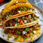 Quick Crunchy Baked Beef Tacos