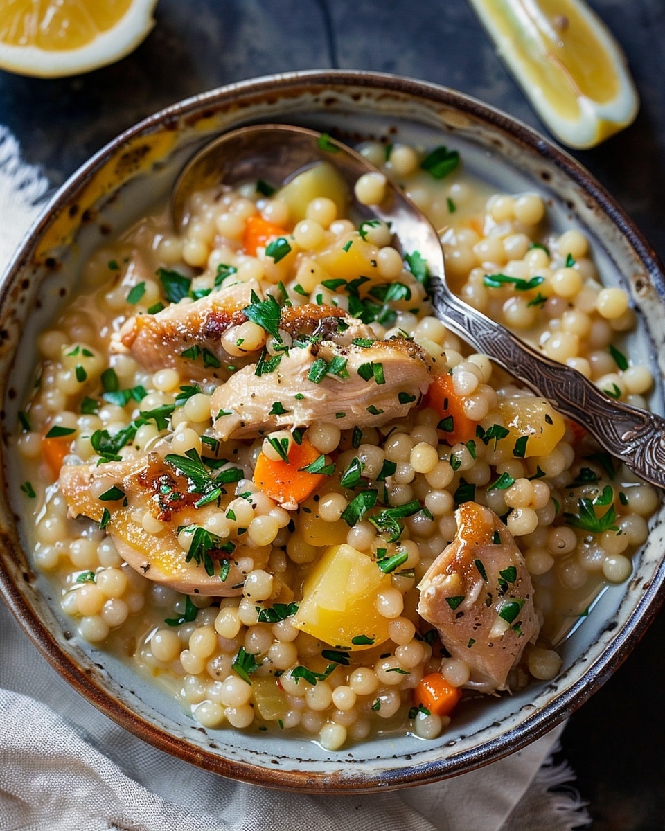 Creamy Chicken and Pearl Couscous