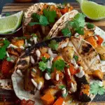 Easy Roasted Veggie Tacos