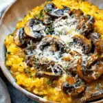 Pumpkin and Mushroom Risotto