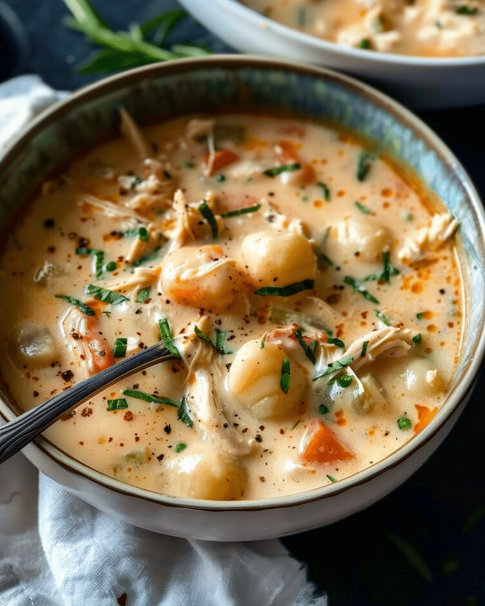 Creamy Chicken Gnocchi Soup