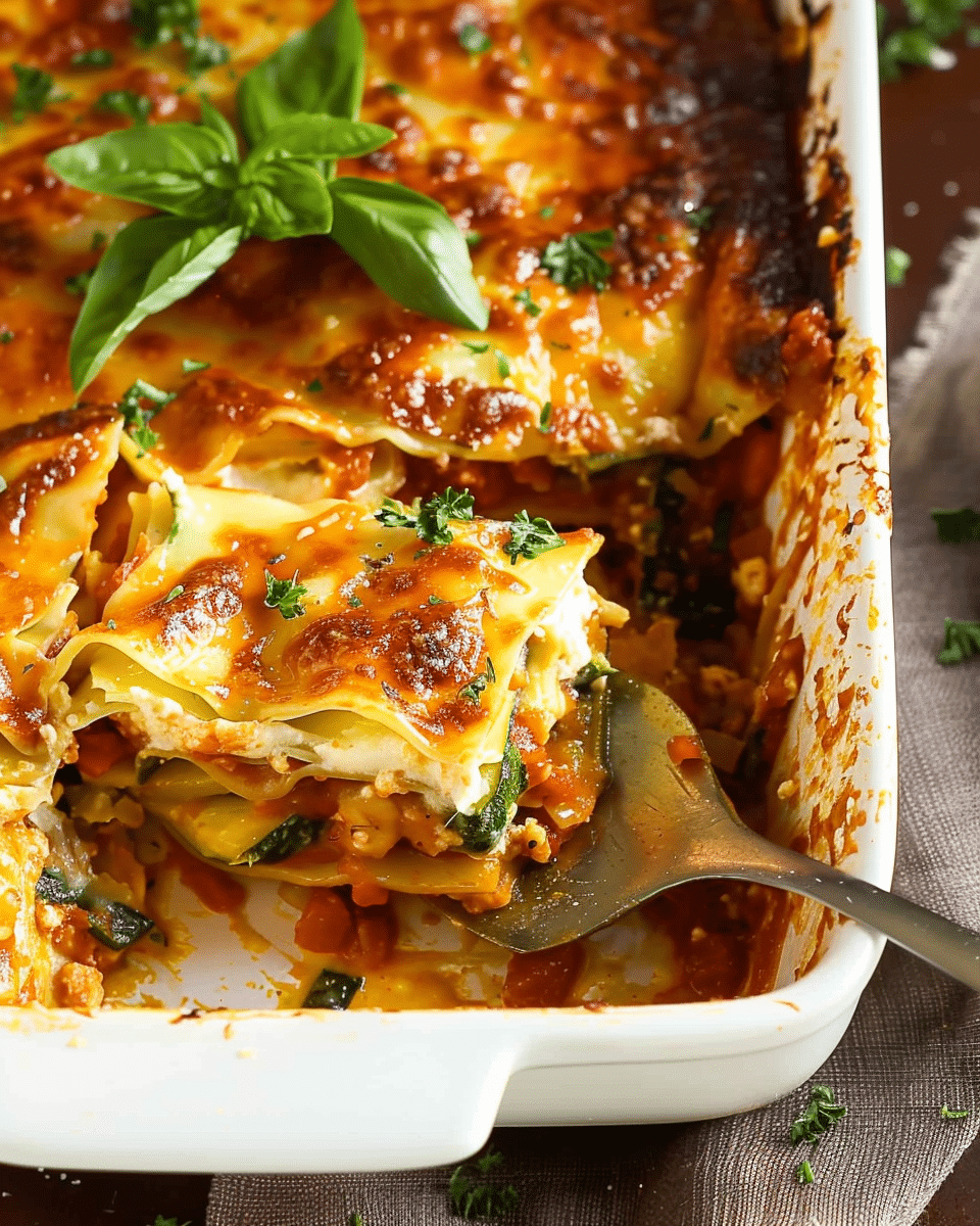 Courgette Lasagne