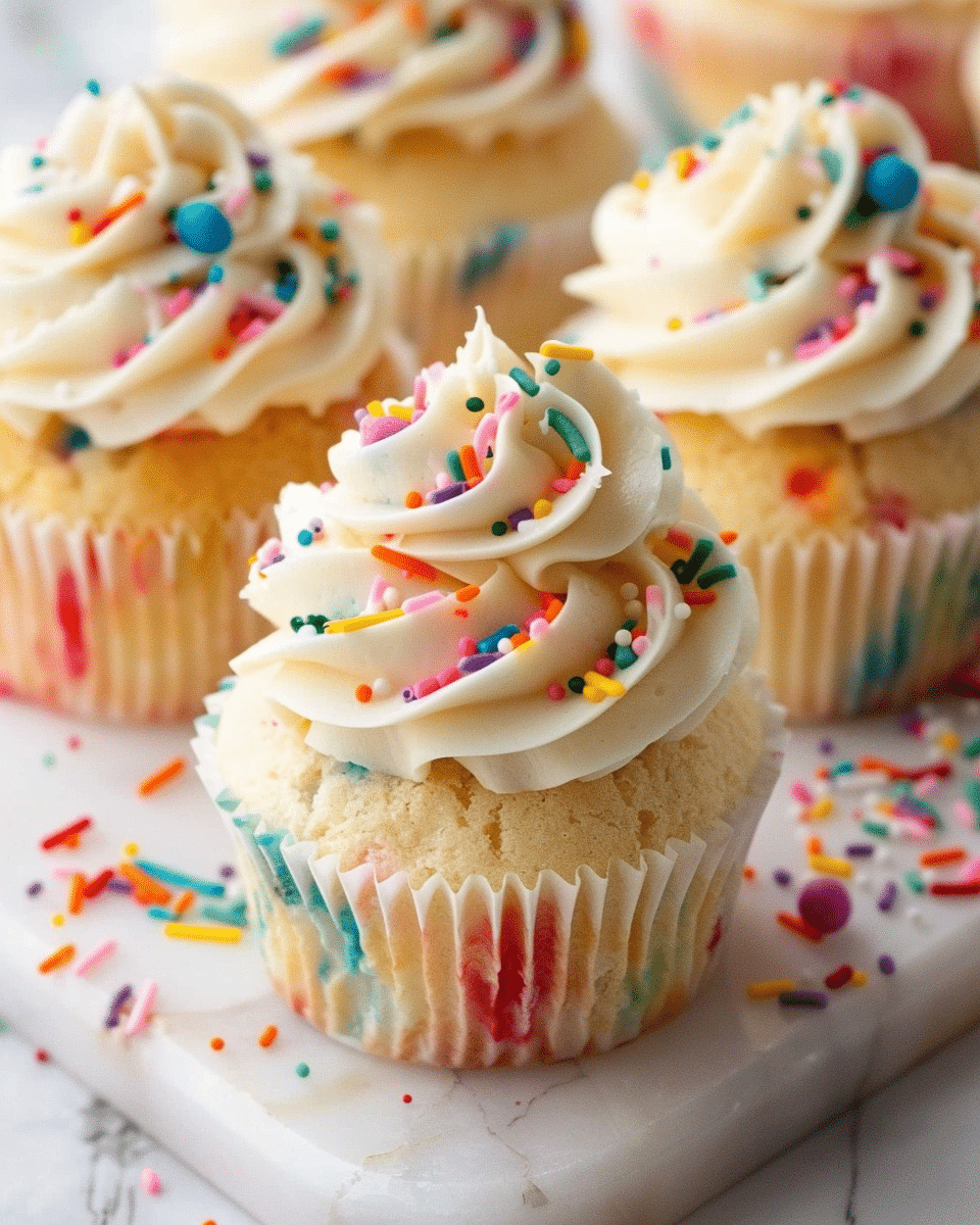 Homemade Funfetti-Style Cupcakes