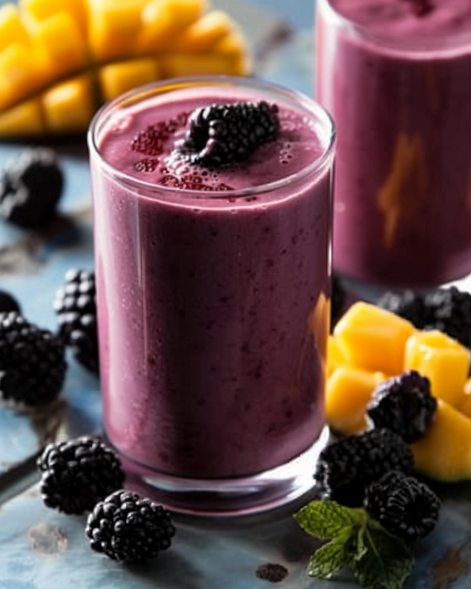 Mango Blackberry Smoothie