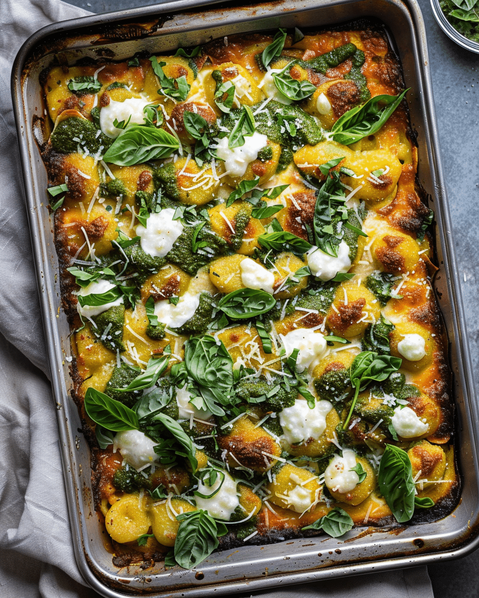Spring Sheet Pan Gnocchi