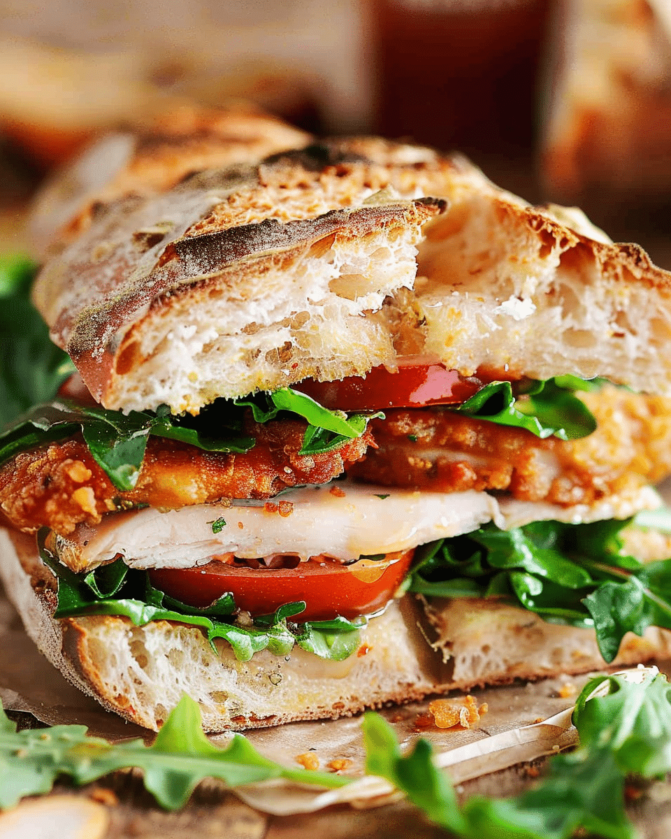 Crispy Chicken Ciabatta Sandwich
