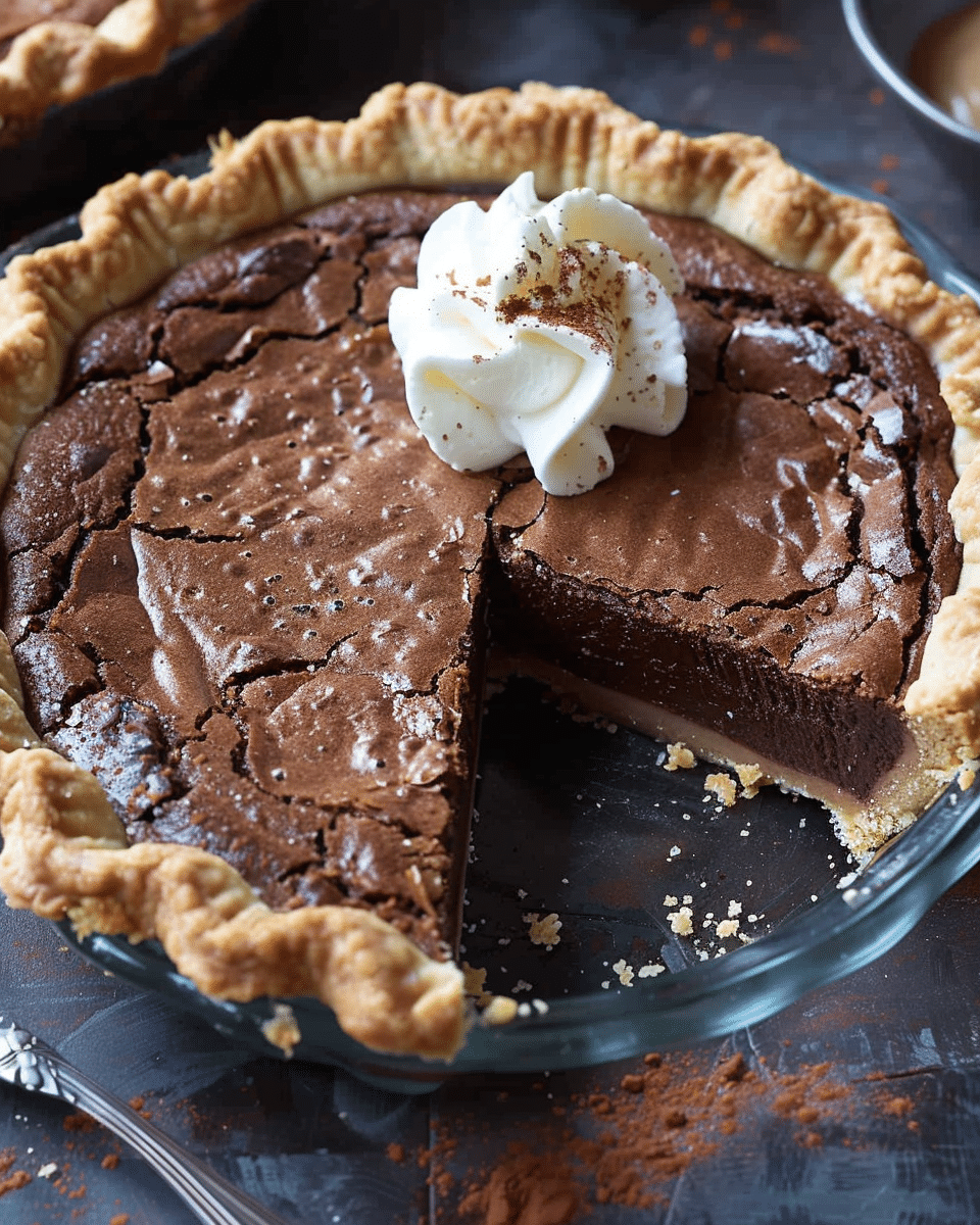 Brownie Pie Recipe