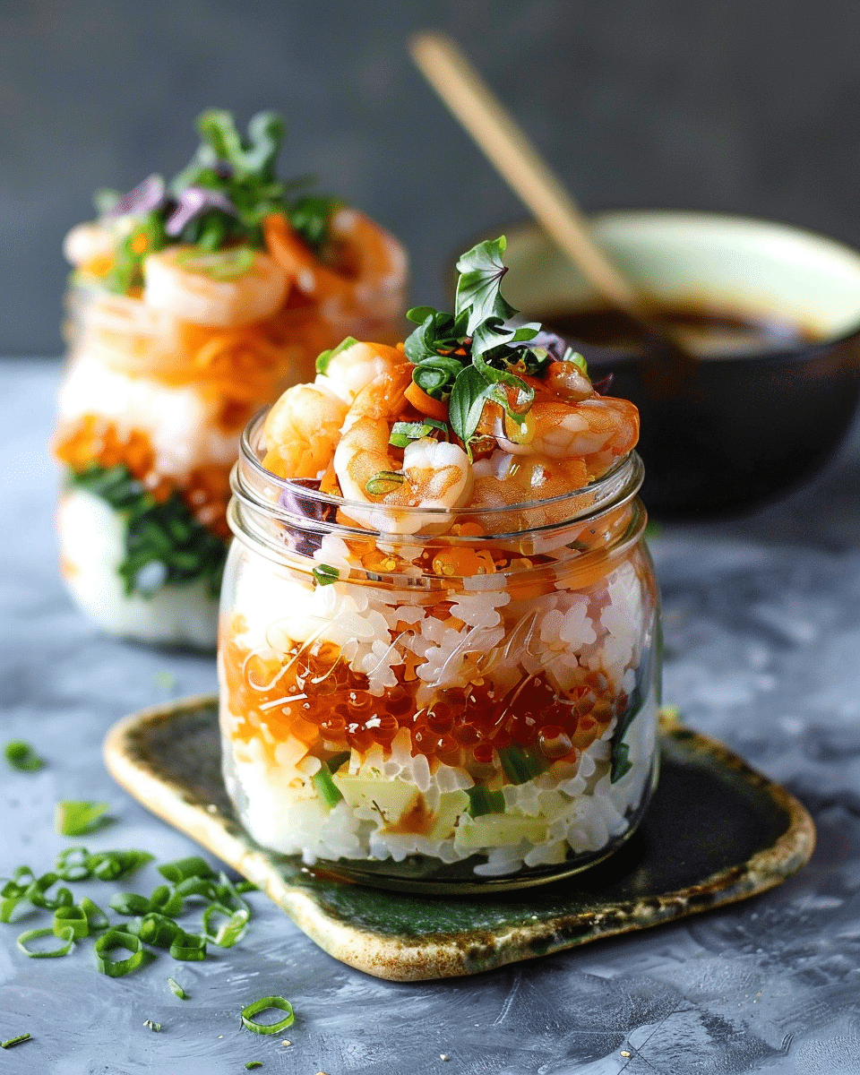 Dynamite Shrimp Sushi Jars