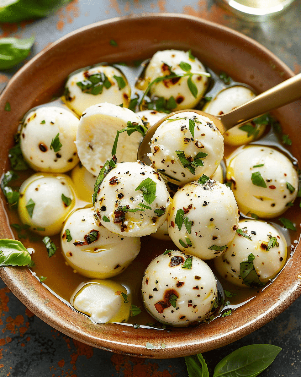 Marinated Mozzarella Balls