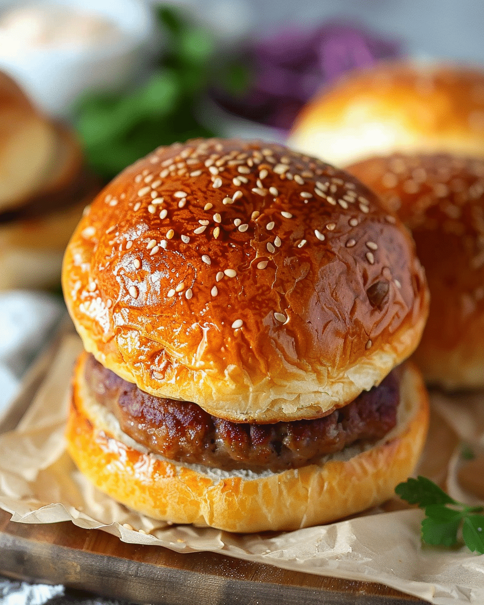 Brioche Hamburger Bun