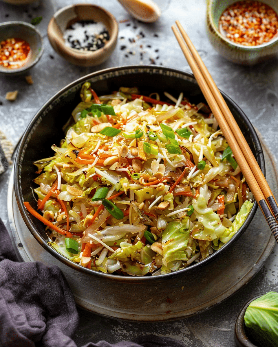 Asian Cabbage Stir Fry