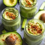Healthy Avocado Hummus Snack Jars
