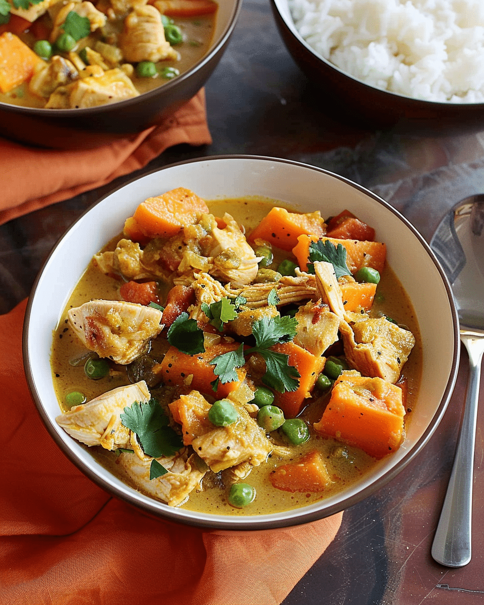 Slow Cooker Chicken & Sweet Potato Curry