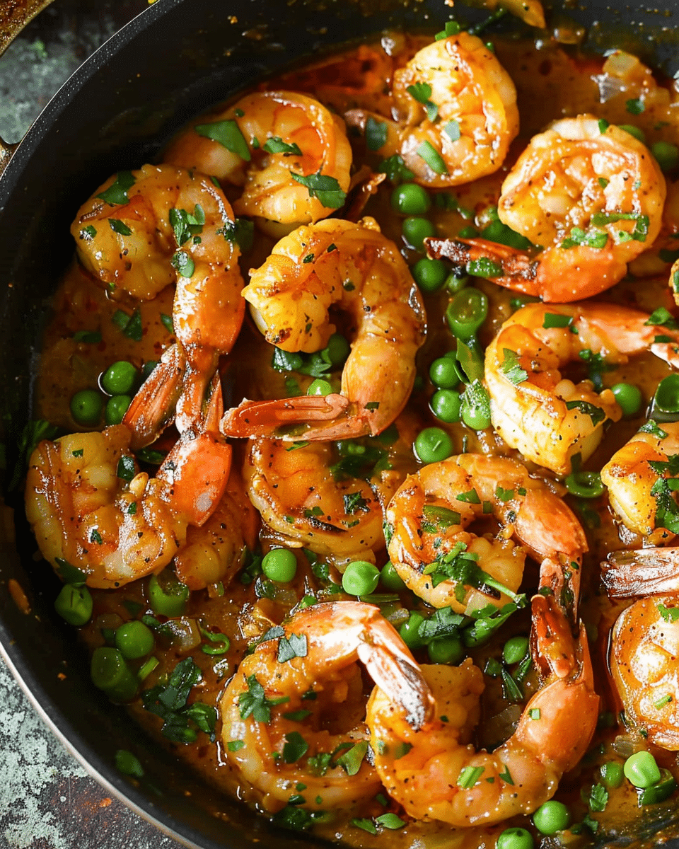Smothered Cajun Shrimp