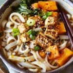 Sweet Potato and Tofu Udon