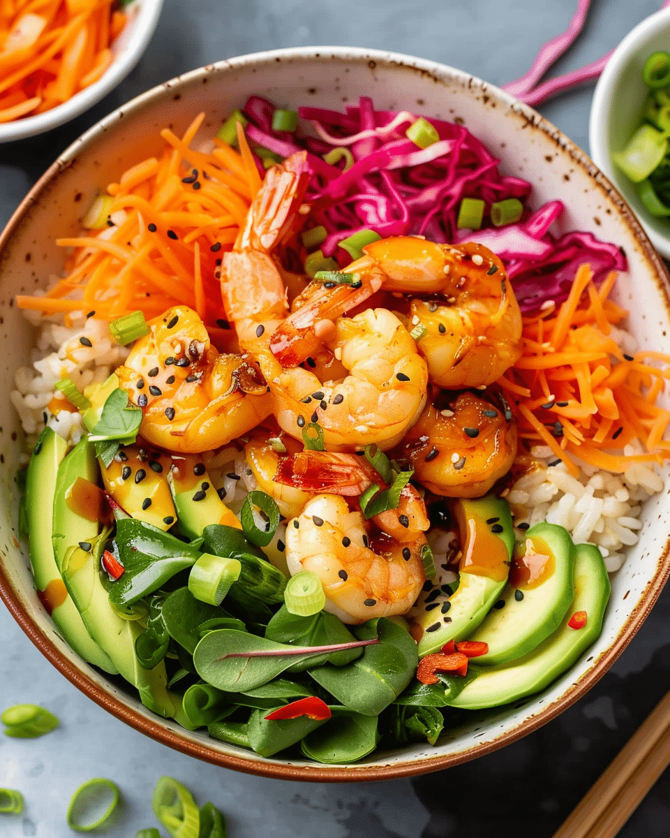 Spicy Shrimp Rice Bowl