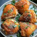 Crispy Baked Chicken Thighs