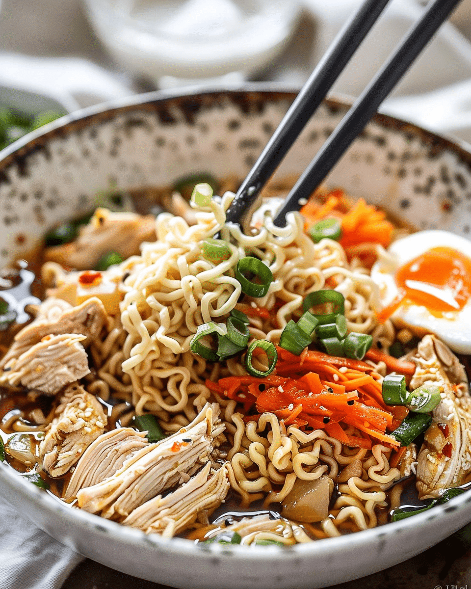 Crockpot Chicken Ramen
