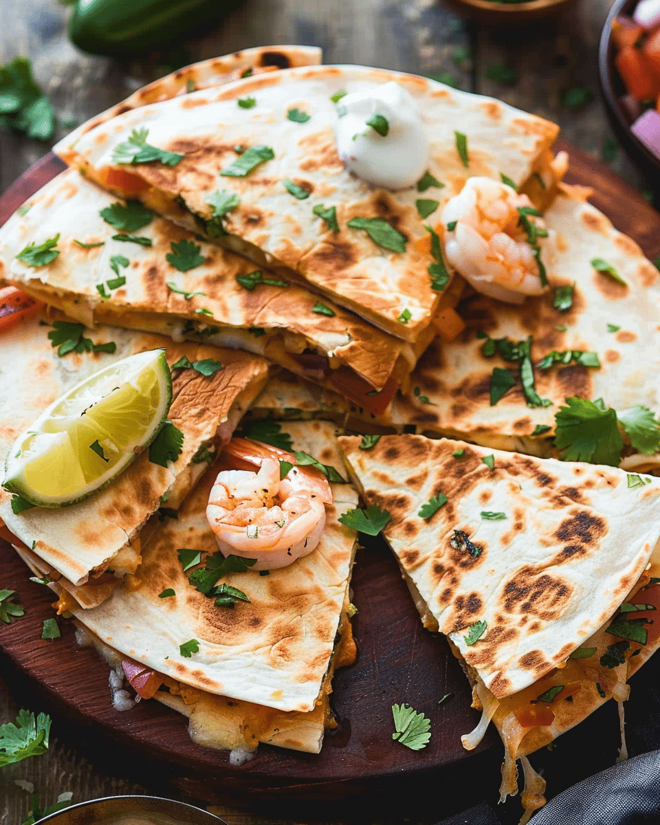 Shrimp Quesadilla TheFamilyCooking Shrimp Quesadilla TheFamilyCooking