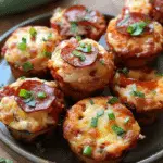 Easy Healthier Pizza Muffins