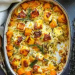 Halloumi & Butternut Squash Orzo Bake