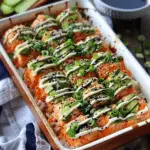 Spicy Salmon Sushi Bake